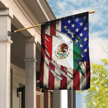 Discover Mexican - American Flag