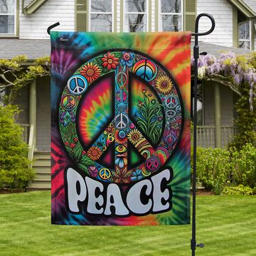 Discover FLAGWIX  Hippie Peace Sign Flag