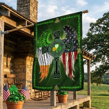 Discover Irish USA Flag 3-Day Shipping