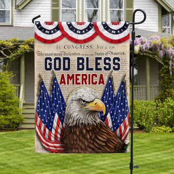 Discover God Bless America Patriotic Eagle Independence Day