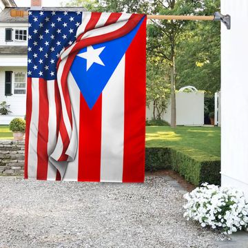 Discover Puerto Rican American Flag