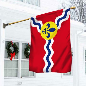 Discover St Saint Louis Missouri Flag