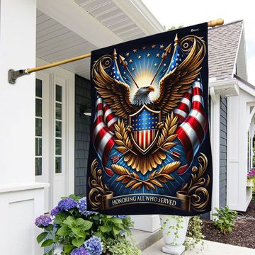 Discover FLAGWIX  Patriot Eagle Veteran Day Honoring All Who Served Flag