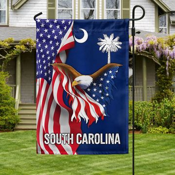 Discover South Carolina Eagle Flag