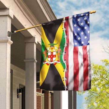 Discover Jamaica America Flag