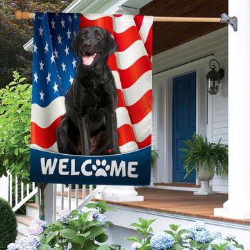 Discover Flagwix American Flag - Black Labrador Dog 4th Of july American Flag TQN1226Fv1