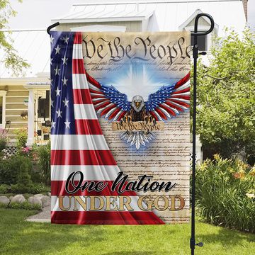 Discover One Nation Under God Patriot Eagle Flag