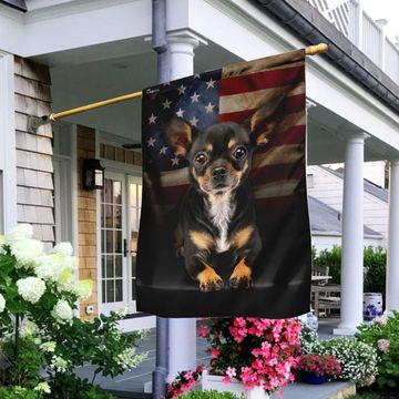 Discover Chihuahua American Flag