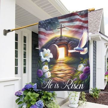 Discover FLAGWIX  Jesus Christ, Resurrection of Jesus He Is Risen Flag