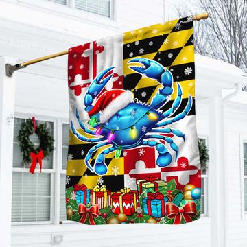 Discover Christmas Crab Maryland Blue Crab Christmas Maryland Flag