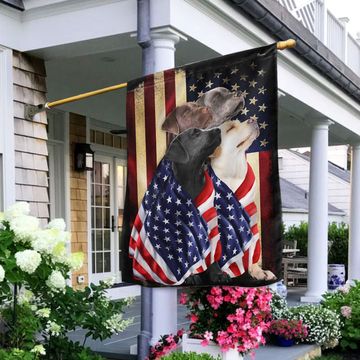 Discover Labrador Retrievers American Patriot Flag