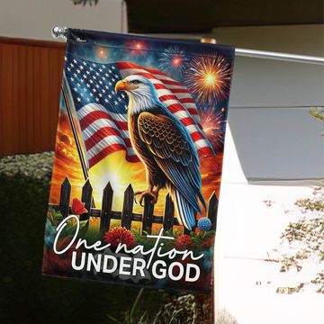 Discover Flagwix American Flag - Patriot Eagle One Nation Under God Flag