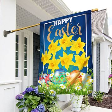 Discover Happy Easter Daffodil Flag
