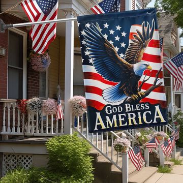 Discover Flagwix American Flag - God Bless America Patriotic Eagle Independence Day 4th Of july Flag