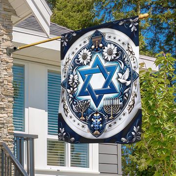 Discover FLAGWIX  Jewish Israel Star of David Flag TQN2157Fv1