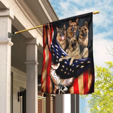Discover German Shepherd Flag