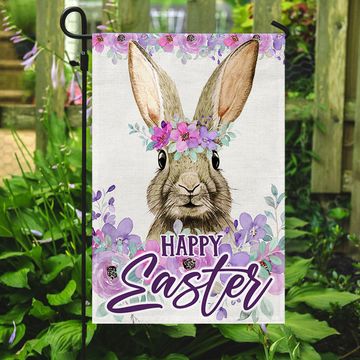 Discover Happy Easter Bunny Flag