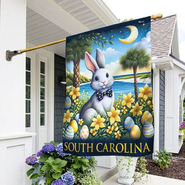 Discover FLAGWIX  South Carolina Easter Bunny Eggs Flag