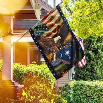 Discover South Carolina State American Flag