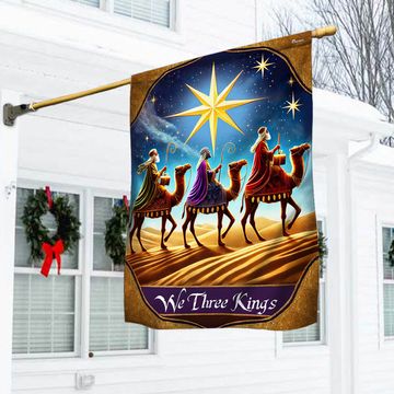 Discover We Three Kings Nativity Three Wise Men Jesus Christmas Flag