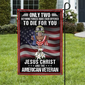 Discover Veteran Flag We Owe to Jesus Christ and the American Veteran Patriotic Veterans Day American Flag
