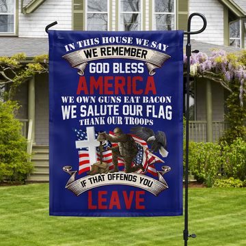 Discover Veteran Memorial Day In This House God Bless America Thanks Our Troops Flag