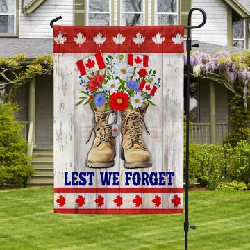 Discover Remembrance Day Canadian Veterans Lest We Forget Flag