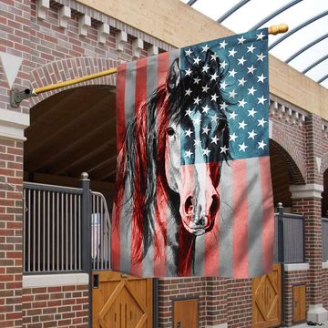 Discover Patriot Horse American Flag