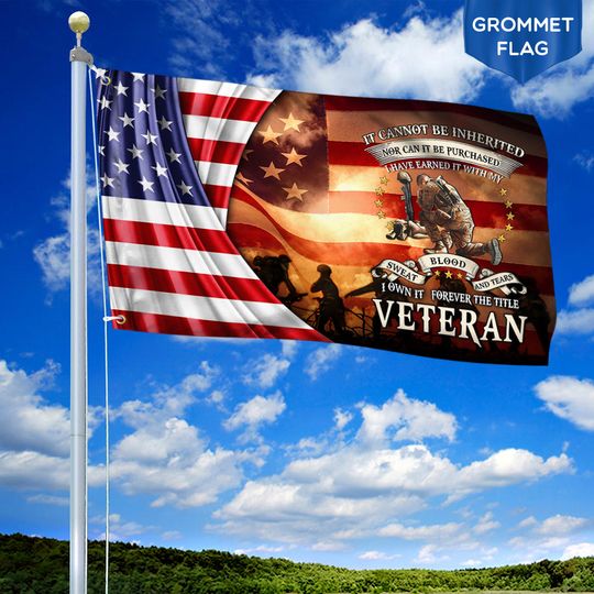 Veteran Grommet Flag Forever The Title Veteran