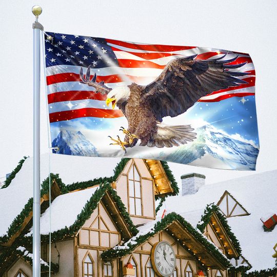 American Grommet Flag Light Sky 3-Day Shipping