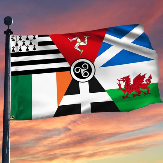 Celtic Flag Celtic Grommet Flag
