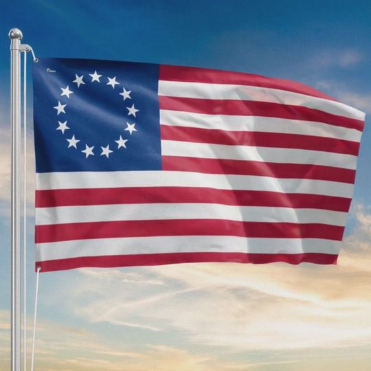 Betsy Ross American Grommet Flag