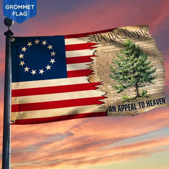 Flagwix American Flag - An Appeal To Heaven Flag Pine Tree We The People Patriotic Betsy Ross 1776 Grommet Flag