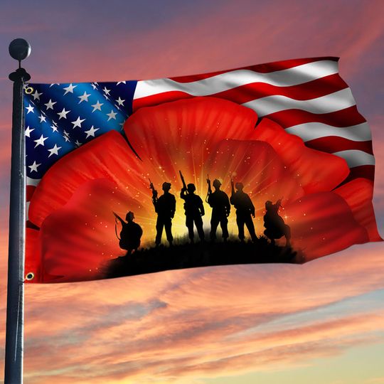 Veteran Grommet Flag All Gave Some, Some Gave All