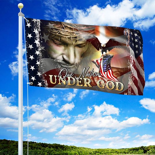 One Nation Under God American Flag