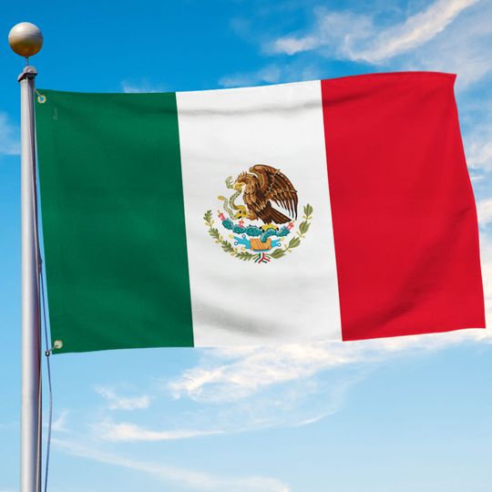 Mexico Mexican Grommet Flag