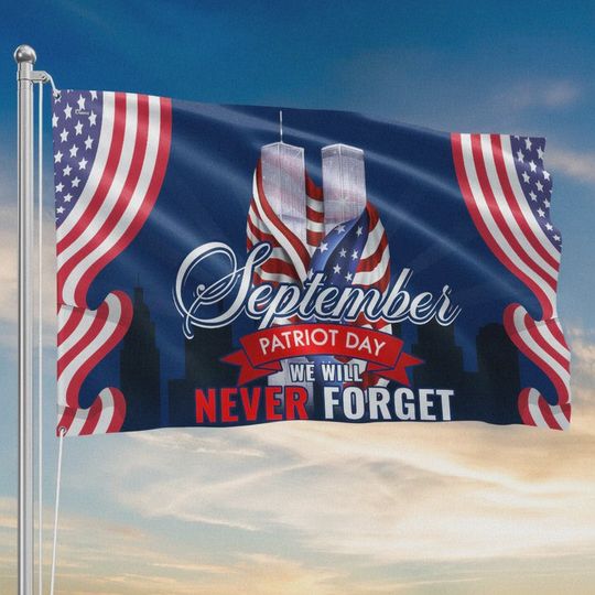 9/11 Memorial Patriot Day Grommet Flag