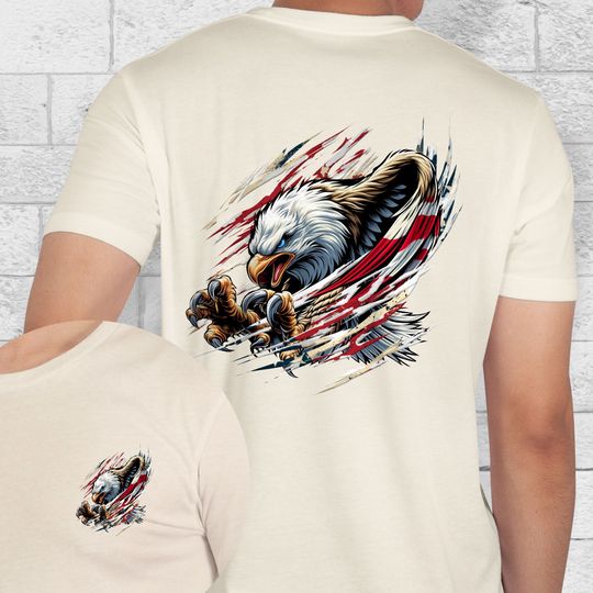Patriotic Eagle 4th Of july T-Shirt