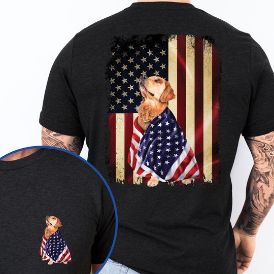 Golden Retriever American Patriot T-Shirt