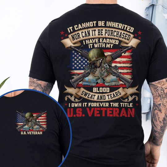 T-Shirt for Veterans Day, I Own It Forever The Title U.S. Veteran T-Shirt