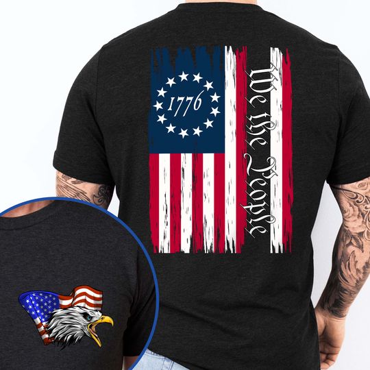 We The People Eagle American 1776 Betsy Ross T-Shirt