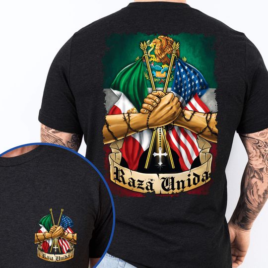 America Mexico, Raza Unida Mexican American T-Shirt