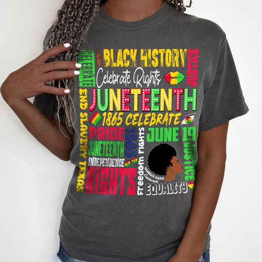 Black History Month, African American Celebration, Juneteenth Comfort Colors T-shirt