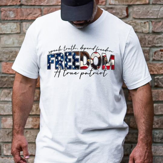 Charlie Kirk Freedom American Flag T-shirt - A True Patriot Memorial Shirt