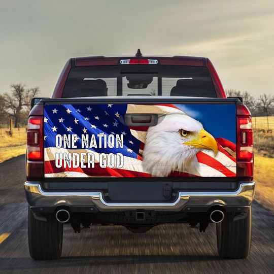 American Eagle Truck Tailgate Decal Sticker Wrap