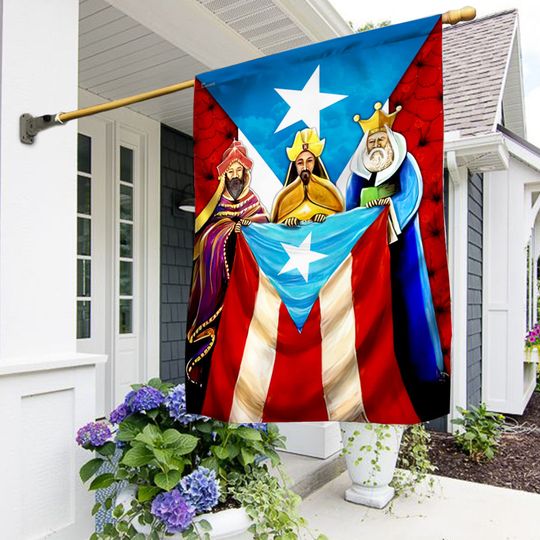 Three Kings Puerto Rico Flag 3-Day Shipping