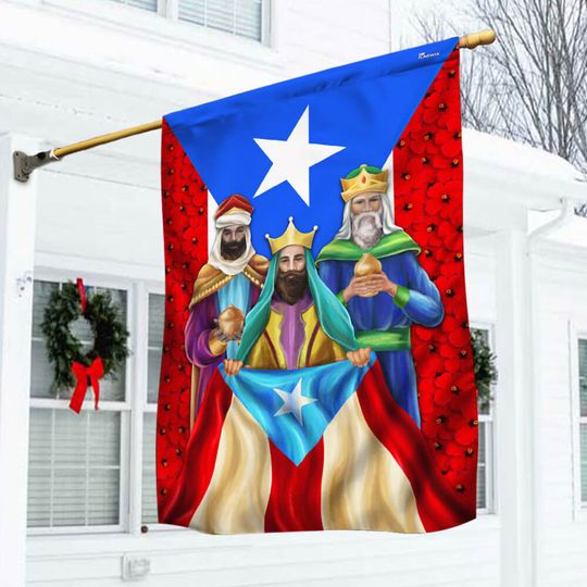 Three Kings Puerto Rico Flag