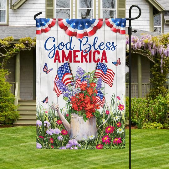 Flagwix American Flag - God Bless America 4th of july Patriotic Flag