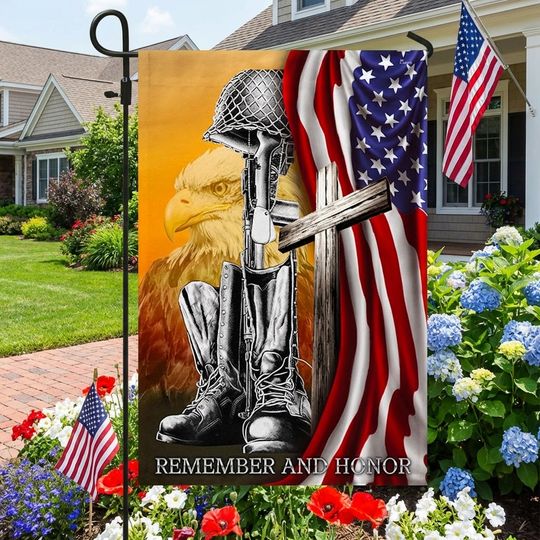 Memorial Day Flag Remember And Honor