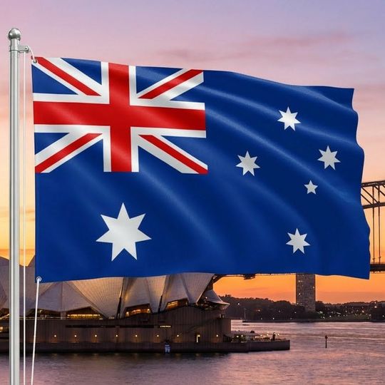 Australian National Grommet Flag